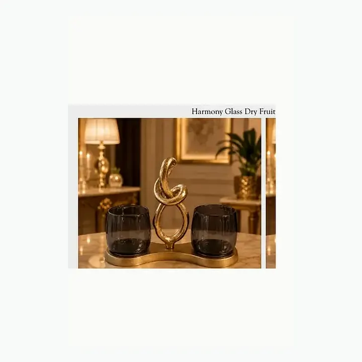 Harmony Glass Dry Fruit / Candle Jars detail