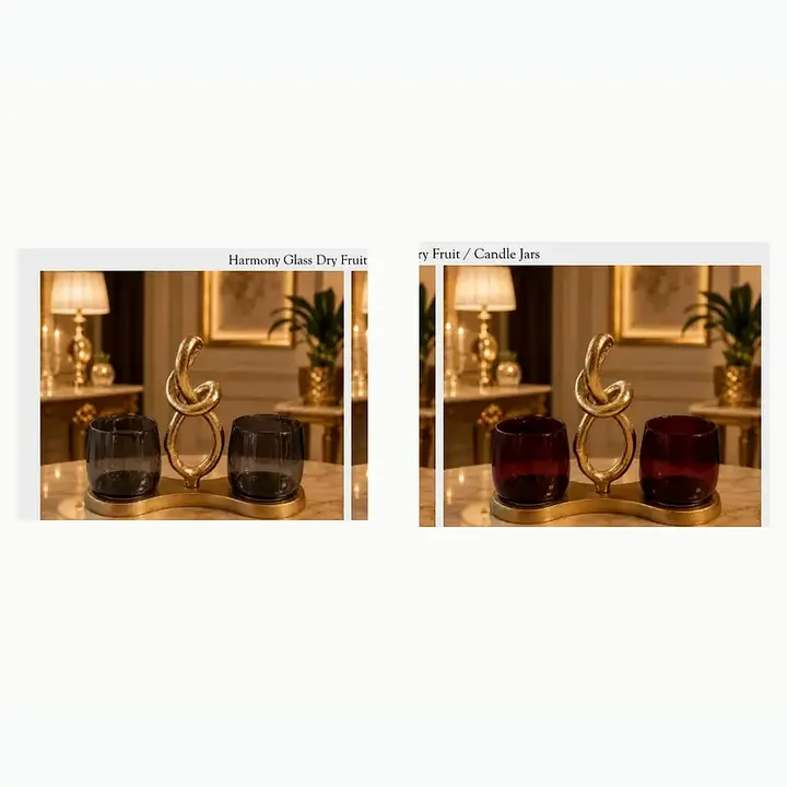 Harmony Glass Dry Fruit / Candle Jars