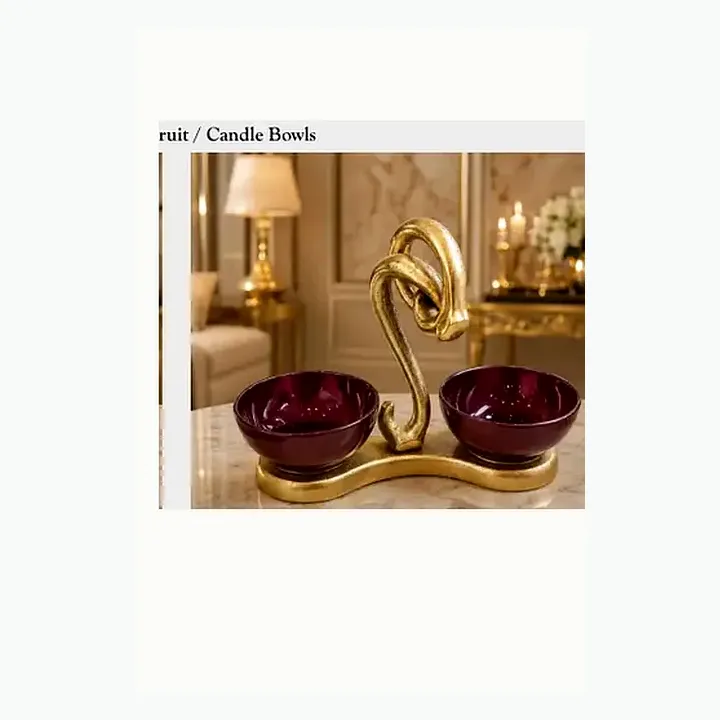 Harmony Glass Dry Fruit / Candle Bowls alternate view