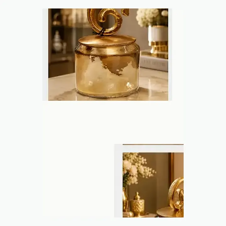 Harmony Glass Jar detail