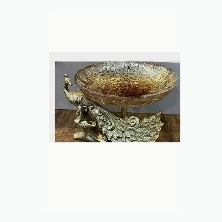 Peacock Glass Bowl alternate view