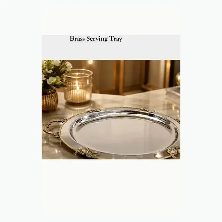 Oval Tray Stainless–Steel & alternate view