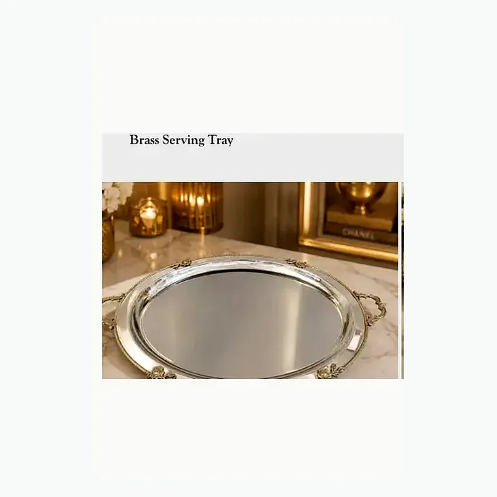 Oval Tray Stainless–Steel & detail