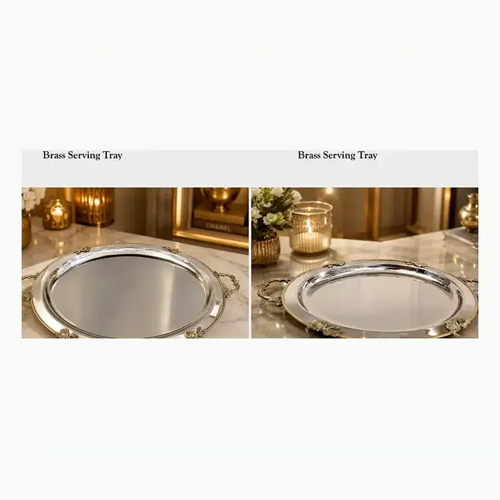 Oval Tray Stainless–Steel &