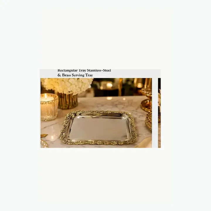 Rectangular Tray Stainless–Steel detail