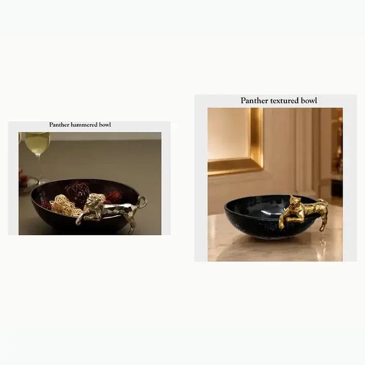 Panther textured bowl