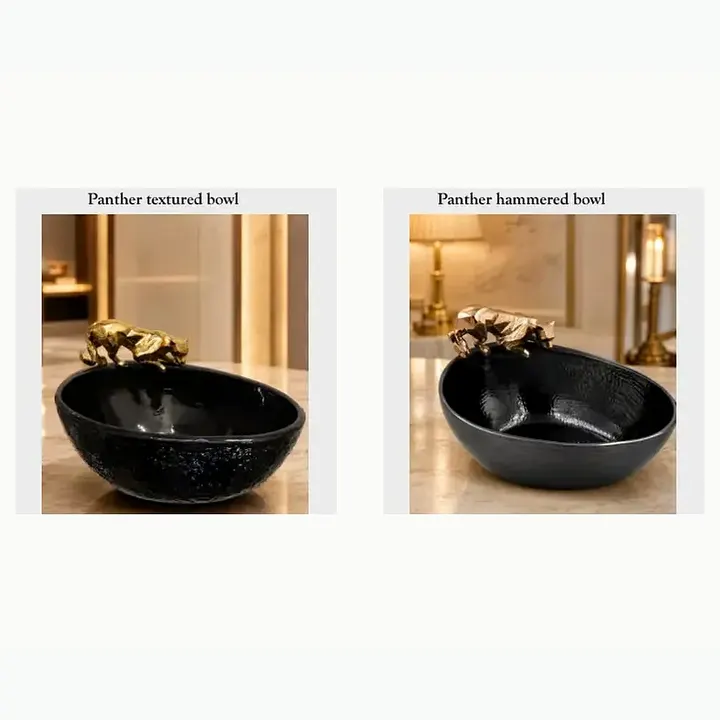 Panther textured bowl