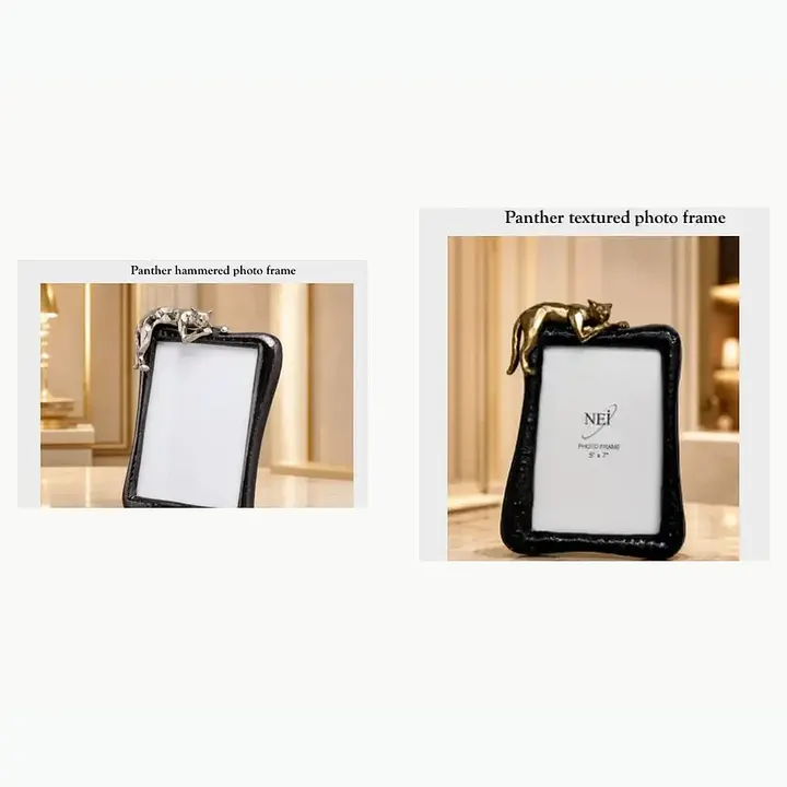 Panther textured photo frame