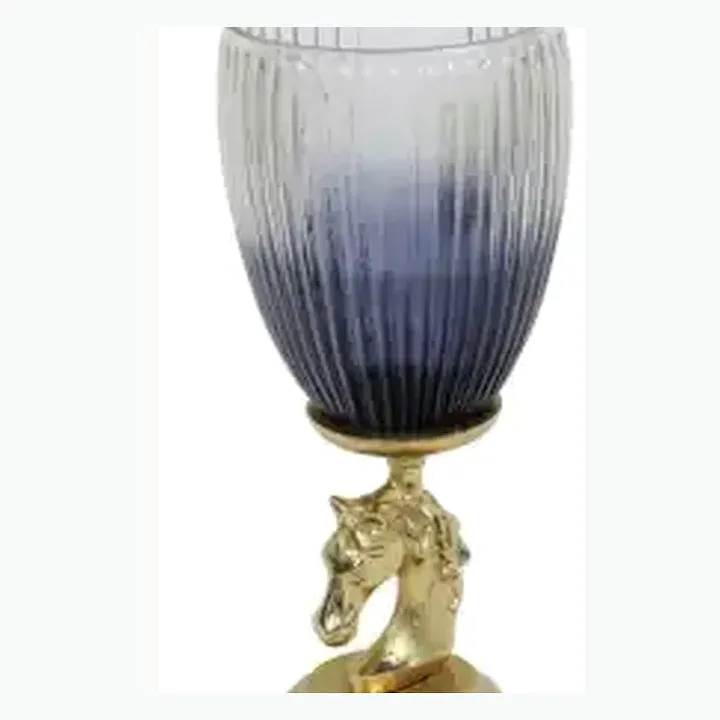 Horse Décor Glass Candle Holder alternate view