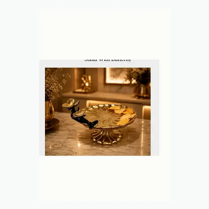 Bowl Set With Butterfly detail