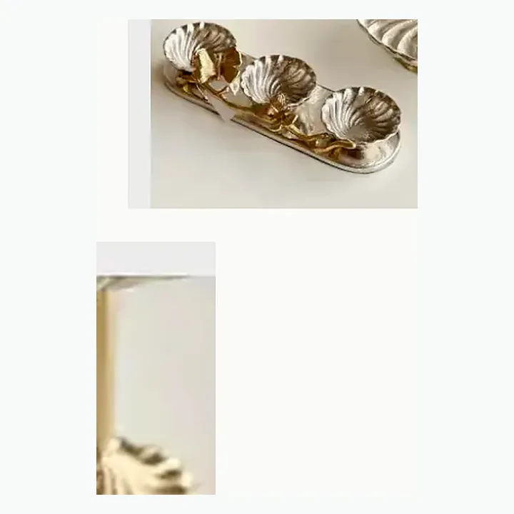 Butterfly serving tray with three alternate view