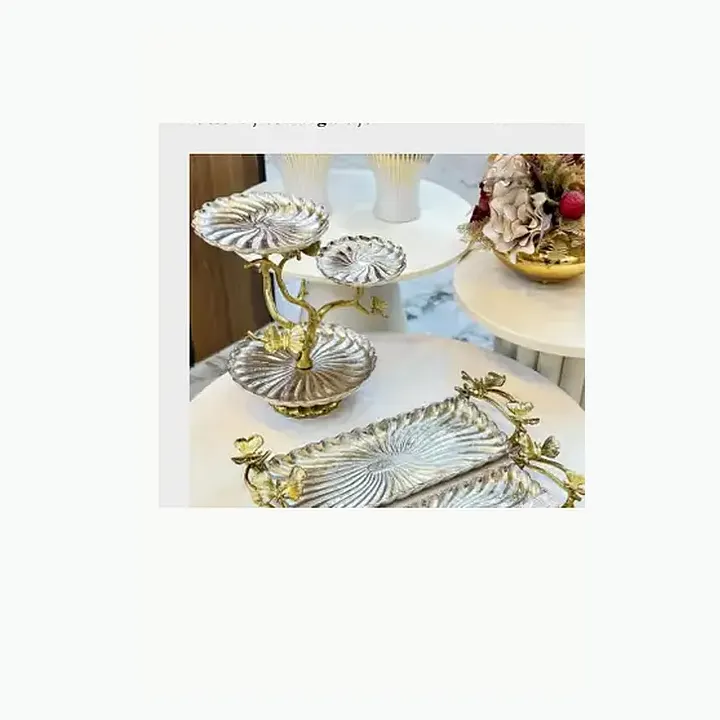 Butterfly serving trays alternate view