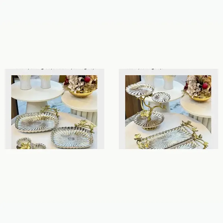 Butterfly serving trays