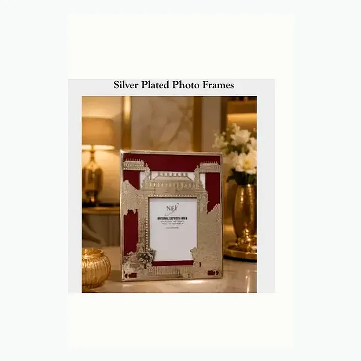 Silver Plated Photo Frames detail