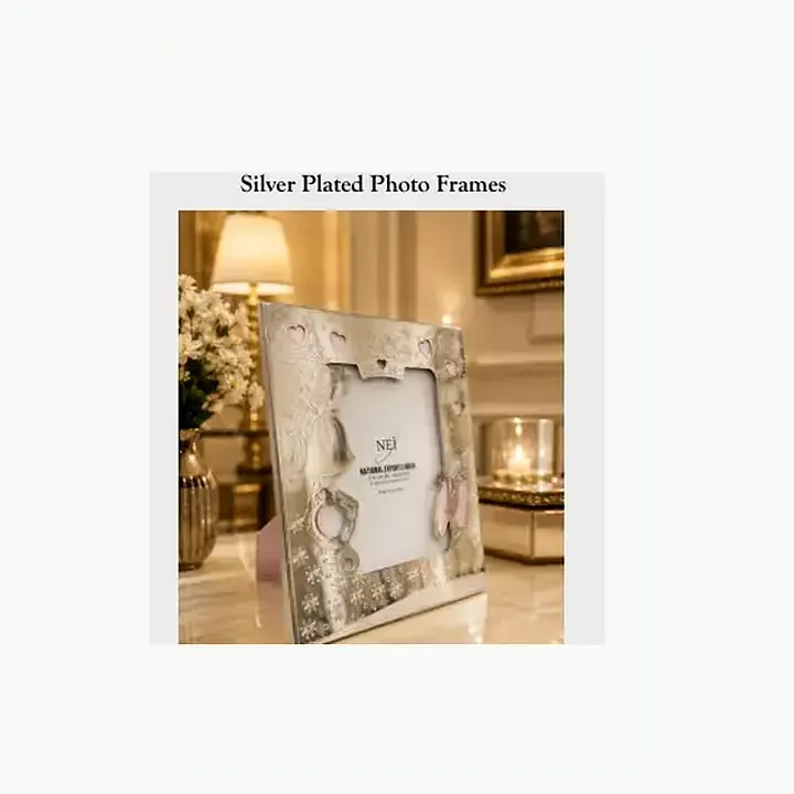 Silver Plated Photo Frames detail