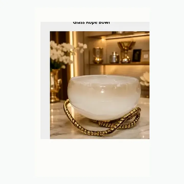Glass Rope Bowl alternate view