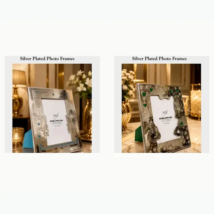 Silver Plated Photo Frames