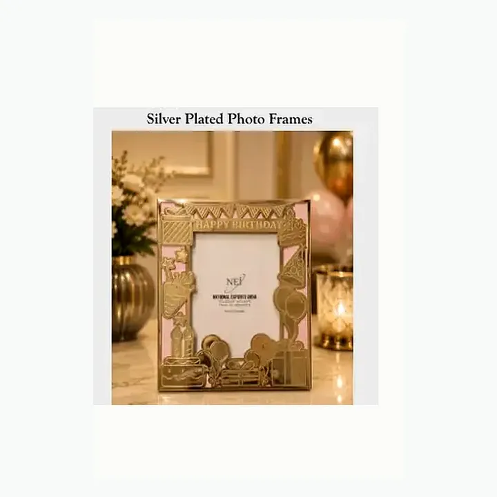 Silver Plated Photo Frames detail