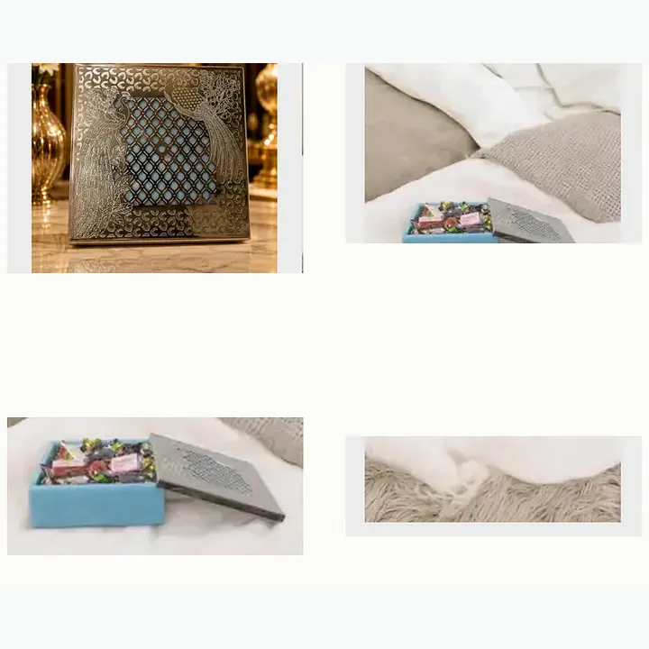 Silver Plated Box With Resin Box
