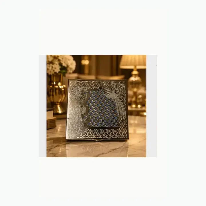 Silver Plated Box With MDF detail