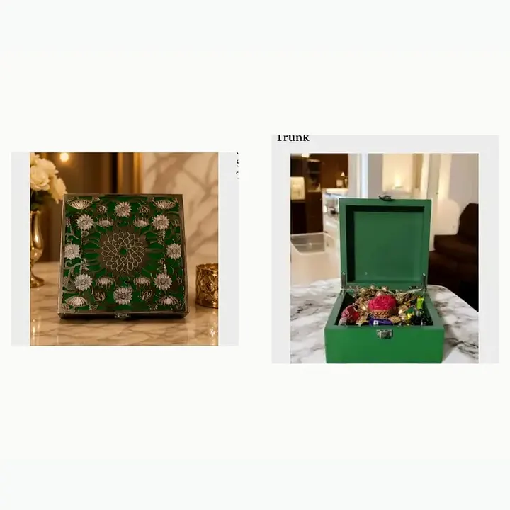 Silver Plated Box With MDF