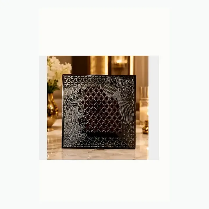 Silver Plated Box With MDF Trunk detail