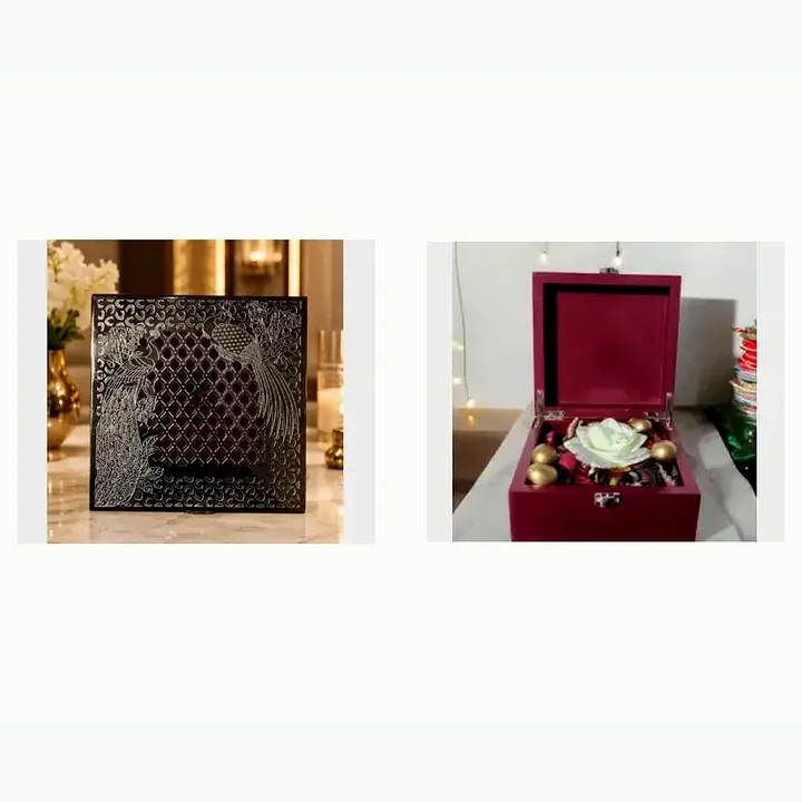 Silver Plated Box With MDF Trunk