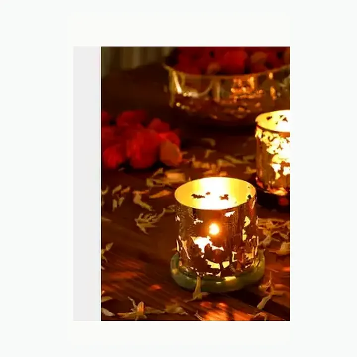 Decorative Festive Candle Lanterns detail