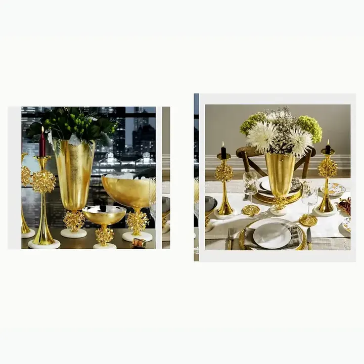 Gold Tabletop & Candle Décor Collection