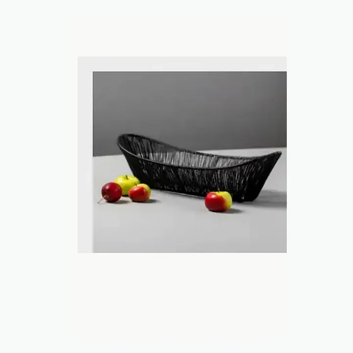 #5843 14x6x4 @260 Décor Metal Basket #5844 8x10x19 @490 Décor Metal Cake Stand alternate view