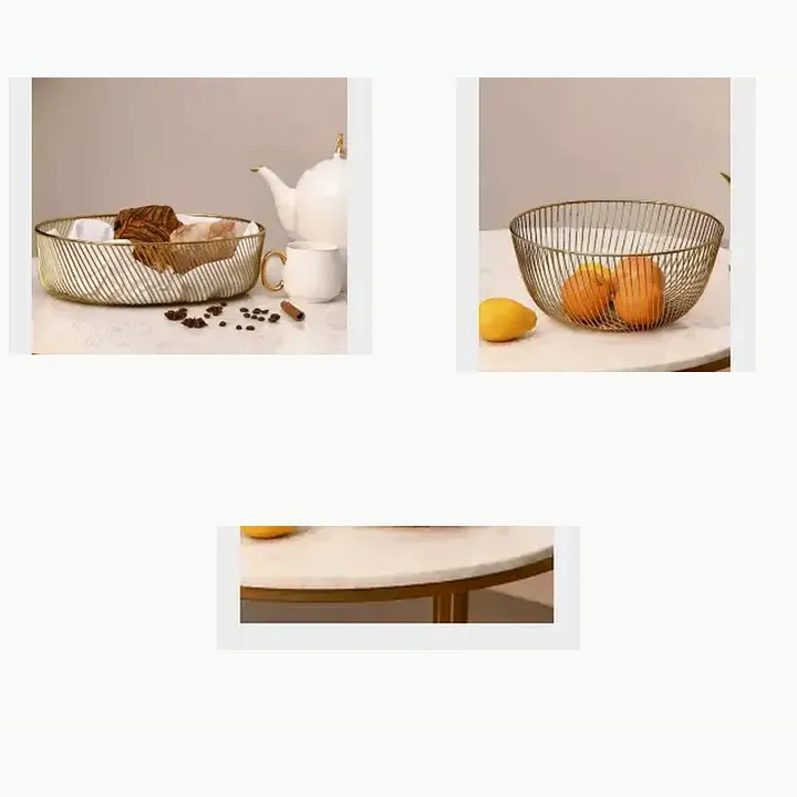 #5835 10x6.5x3.75 @390 Décor Metal Basket #5836 10x10x4 @390 Décor Metal Basket