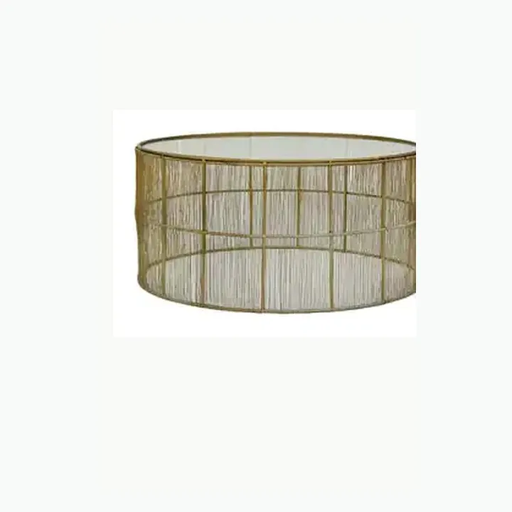 #5833 32x32x17 @4360 Décor Metal Centre Table #5834 15x15x20 @1560 Décor Metal Side Table alternate view