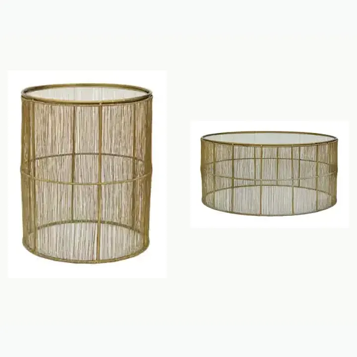 #5833 32x32x17 @4360 Décor Metal Centre Table #5834 15x15x20 @1560 Décor Metal Side Table