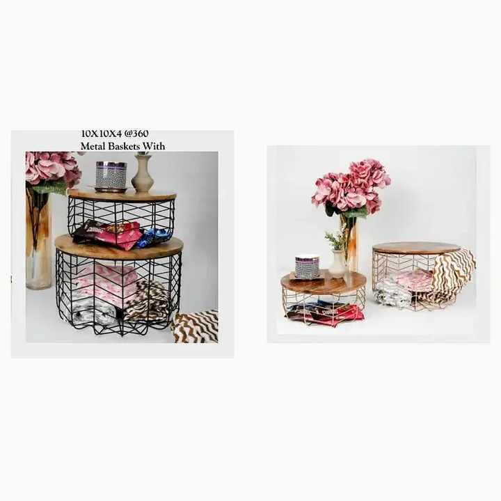 Metal Baskets With