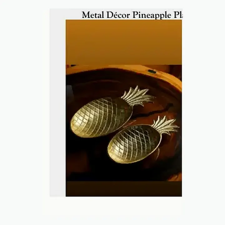 Metal Décor Serving Platters & Bowls alternate view