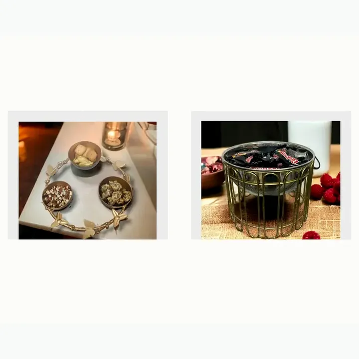 Metal Dry Fruit Bowls