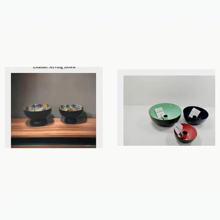 Enamel Serving Bowls