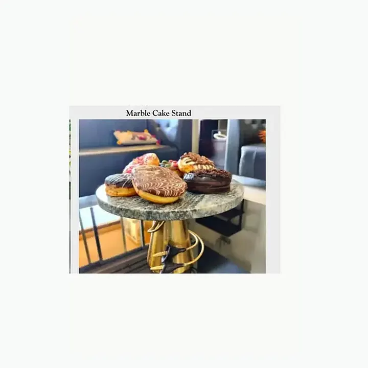 #5608 12x12x7 @1200 Marble Cake Stand #5608 12x12x7 @1200 Marble Cake Stand detail