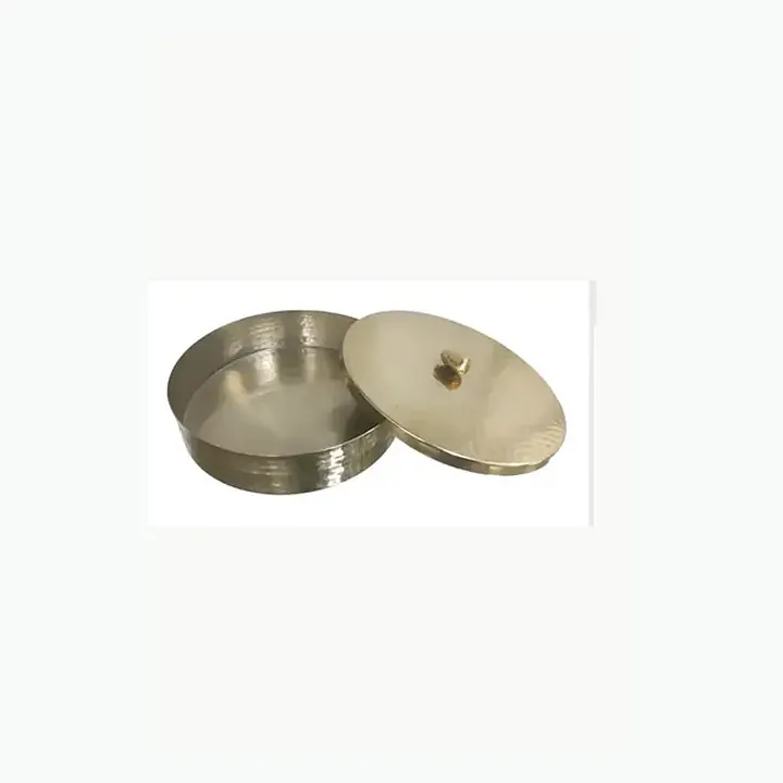 Metal Bhaji Box With Lid detail