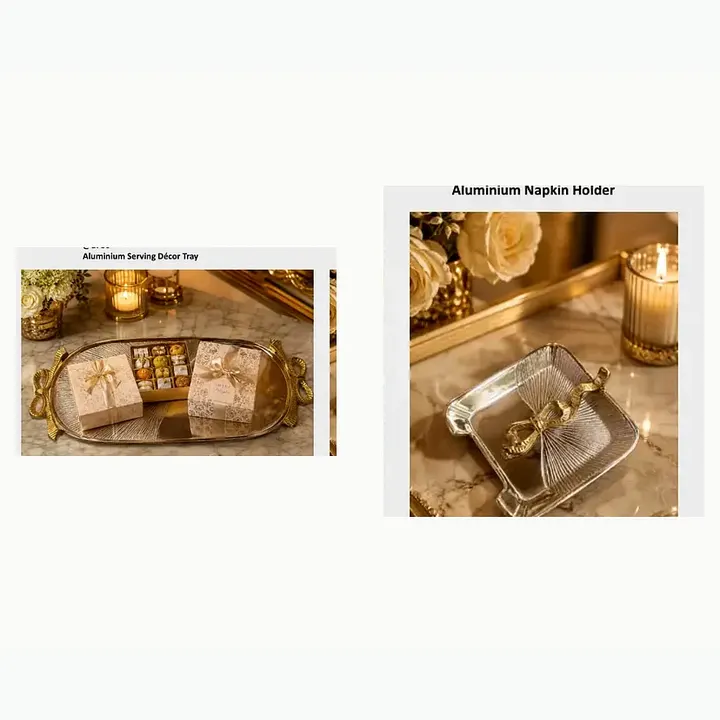 Aluminium Serving Décor Tray