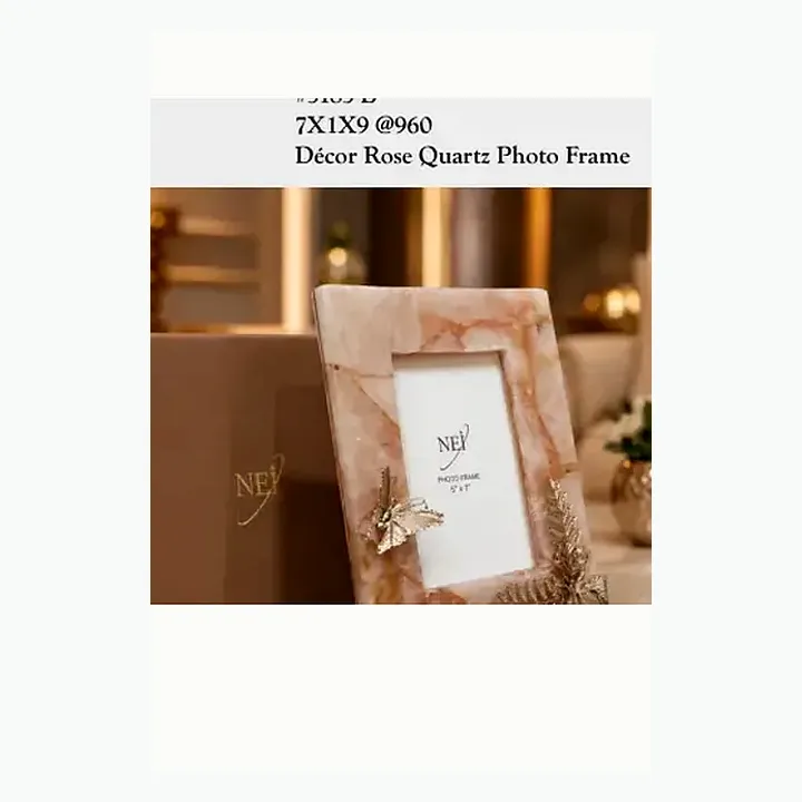 Décor Rose Quartz Photo Frame alternate view