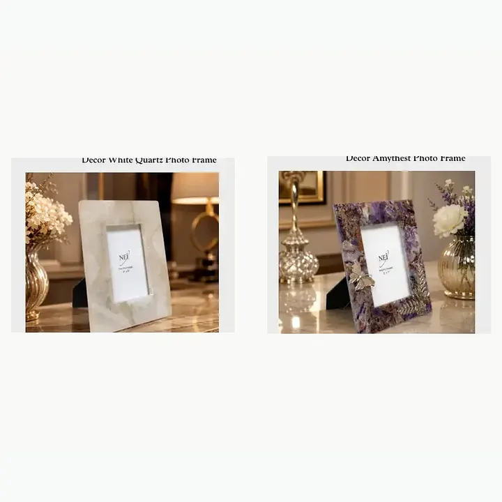 Décor Amythest Photo Frame