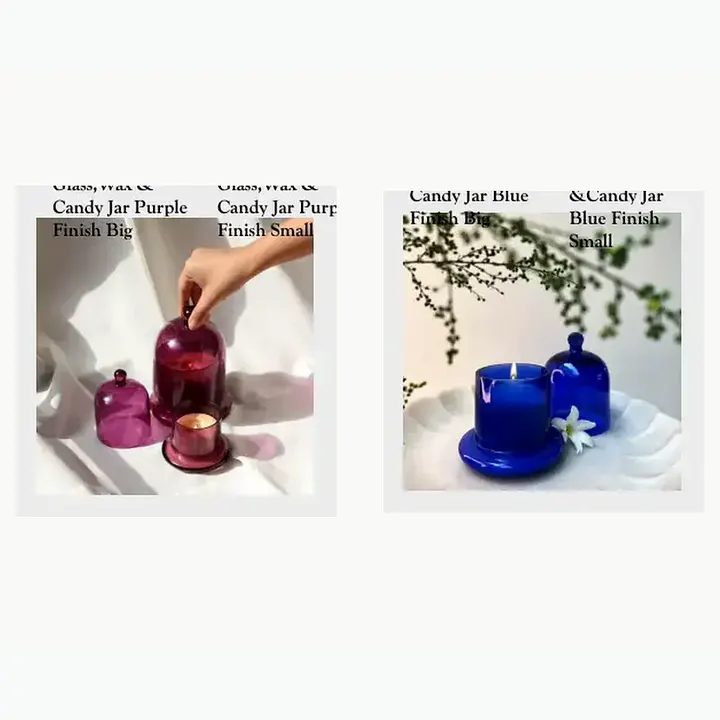 Candy Jar Blue