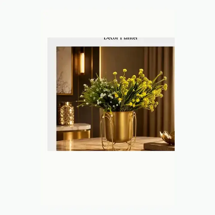 #5659 8X8X11 @560 Décor Planter With Enamel Finish #5660 8X8X11 @560 Décor Planter alternate view