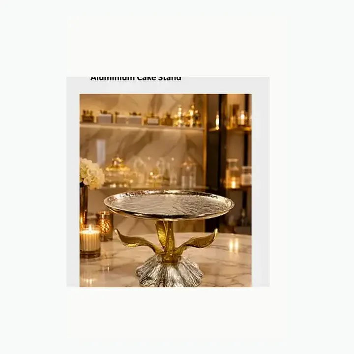 Aluminium 2 Tier Cake Stand detail