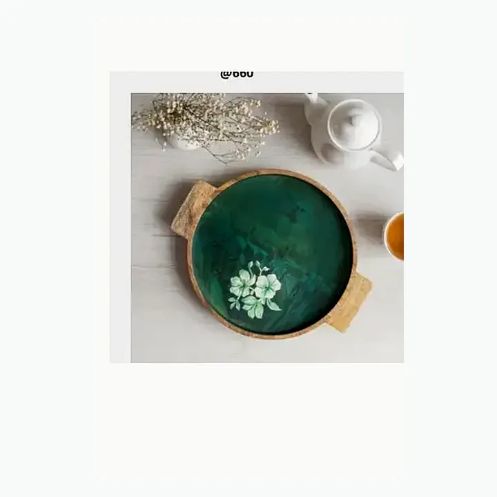 Wooden Tray With The alternate view