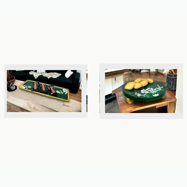 Wooden Tray With The