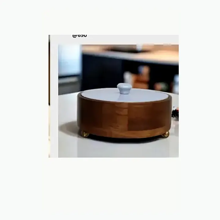 Wooden Roti Box With alternate view
