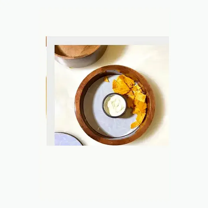 Wooden Chip Dip Tray With alternate view