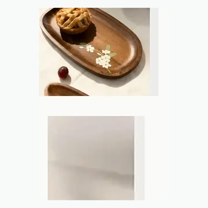 Wooden Serving Tray With detail